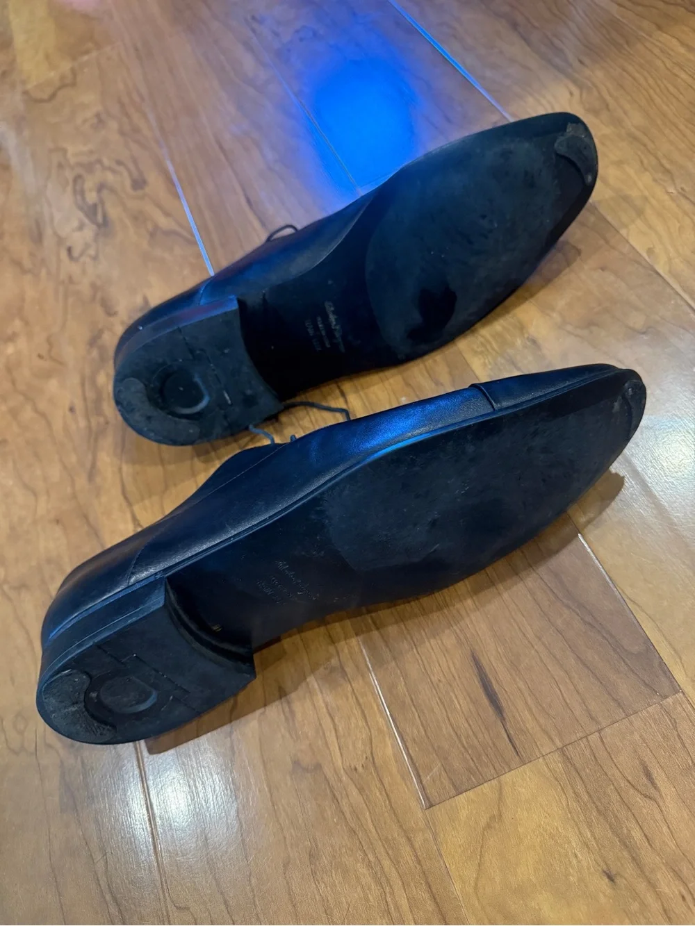 Men’s Black Ferragamo Size 9.5 D